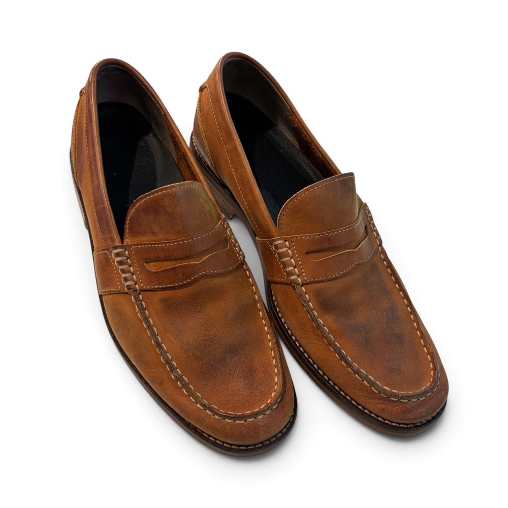 Sperry Men's Brown Leather Penny Loafer Slip-On Casual Shoes Mens 12 STS18717